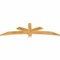 Ekena Millwork Alberta Rough Sawn Timber Gable Bracket, Western Red Cedar, 72"W x 21"H x 2"D x 4"F, 7/12 Pitch GBW072X21X0204ALB00RWR - alternate 3